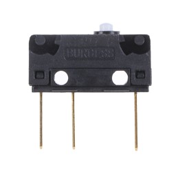 1 pcs - Saia-Burgess Plunger Micro Switch, Solder Terminal, 5 A @ 250 V ac, SP-CO, IP67