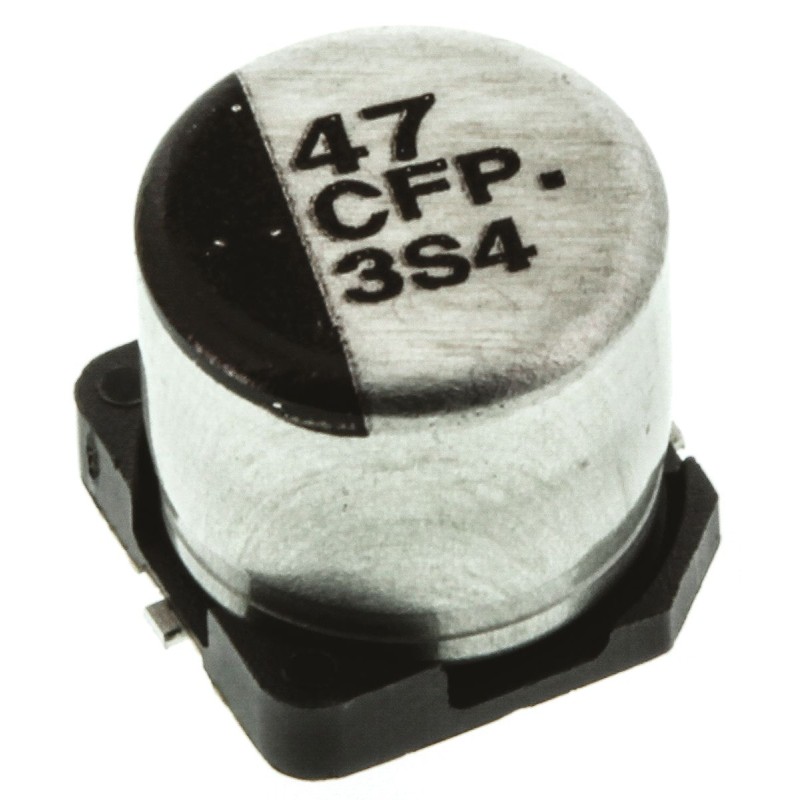 5 pcs - Panasonic 47μF Aluminium Electrolytic Capacitor 16V dc, Surface Mount - EEEFP1C470AP
