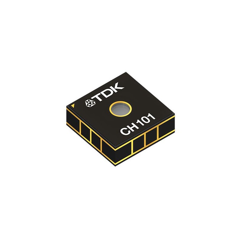 25 pcs - CH101-00ABR InvenSense, Chirp Time-of-Flight, 1.2m 1.62 V to 1.98 V 8-Pin LGA