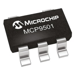 25 pcs - Microchip Temperature Sensor Switch, Open Drain Output, Surface Mount, ±6°C, 5 Pins