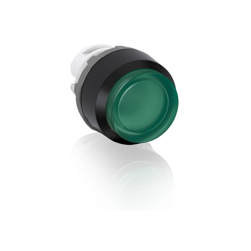 1 pcs - ABB MP3 Series Green Momentary Push Button Head, 22.5mm Cutout