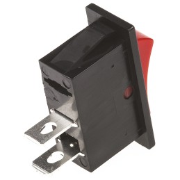 1 pcs - TE Connectivity SPST, On-Off Rocker Switch Panel Mount