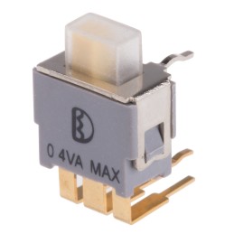 1 pcs - RS PRO IP67 PCB Slide Switch DPDT Latching 400 mA @ 20 V Side