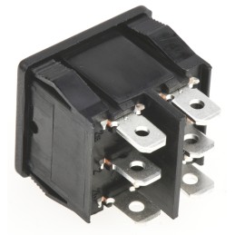 1 pcs - TE Connectivity DPDT, (On)-Off-(On) Rocker Switch Panel Mount