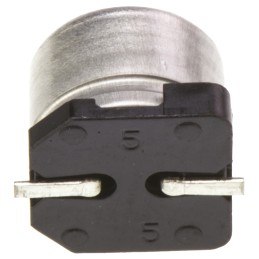 5 pcs - Panasonic 33μF Aluminium Electrolytic Capacitor 25V dc, Surface Mount - EEE1EA330SP
