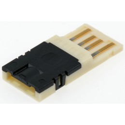 500 pcs - TE Connectivity, Cable Mount, Plug Type A 2.0 USB Connector