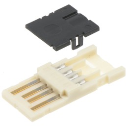 500 pcs - TE Connectivity, Cable Mount, Plug Type A 2.0 USB Connector