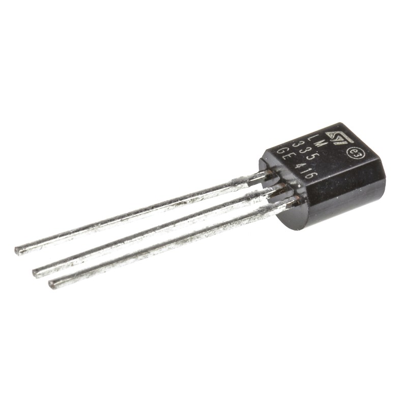 2500 pcs - STMicroelectronics Temperature Sensor, Voltage Output, Through Hole Mount, Analogue, ±5°C, 3 Pins