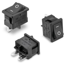 1 pcs - Wurth Elektronik SPST, On-Off Rocker Switch Snap-In