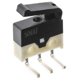1 pcs - ZF Lever Subminiature Micro Switch, Left Angle PCB Terminal, 500 mA @ 30 V dc, SPDT