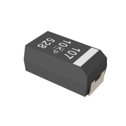 5 pcs - KEMET 100μF Surface Mount Polymer Capacitor, 16V dc