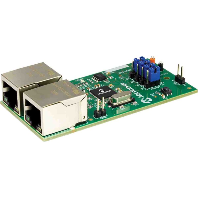 1 pcs - Microchip EtherCAT SPI EVB-LAN9252-SPI Interface Board for RJ45 / 8P8C connectors EVB-LAN9252-SPI