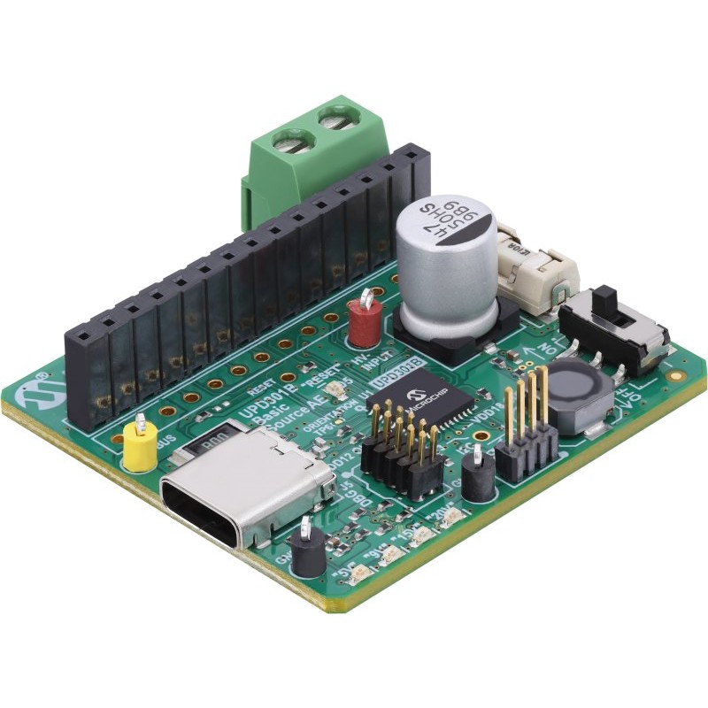 1 pcs - Microchip USB-C Basic Source Adapter Evaluation Kit USB Power Controller for UPD301B