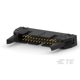 1 pcs - TE Connectivity AMP-LATCH Series Straight Through Hole PCB Header, 26 Contact(s), 2.54mm Pitch, 2 Row(s), Shrouded