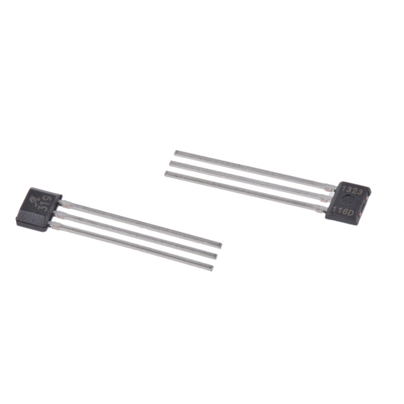 3 pcs - Allegro Microsystems Through Hole Hall Effect Sensor, SIP, 3-Pin