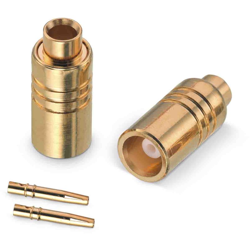 2 pcs - Wurth Elektronik WR-MCX Series, jack Cable Mount MCX Connector, 50Ω, Solder Termination, Straight Body