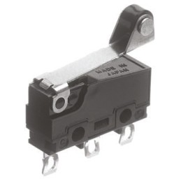 1 pcs - Panasonic Roller Lever Micro Switch, Solder Terminal, 100 mA @ 30 V dc, SP-CO
