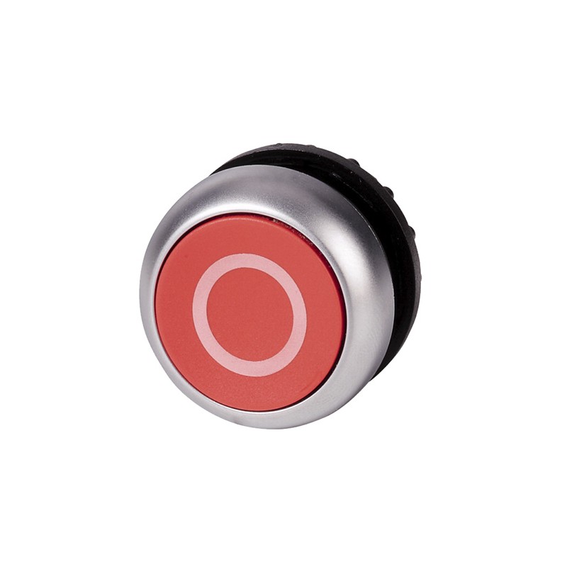 1 pcs - Eaton RMQ Titan M22 Series Red Momentary Push Button, 22mm Cutout, IP66, IP67, IP69
