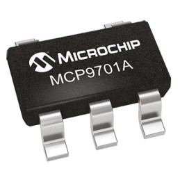 30 pcs - Microchip Voltage Temperature Sensor, Voltage Output, Surface Mount, Analogue, ±1°C, 5 Pins