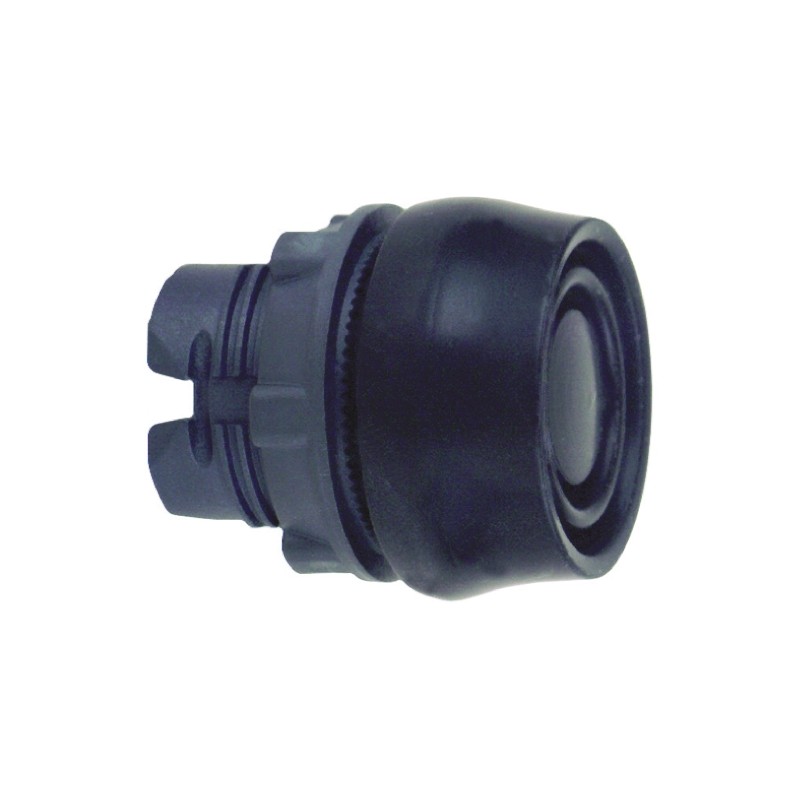 1 pcs - Schneider Electric Harmony XB5 Series Black Spring Return Push Button Head, 22mm Cutout, IP66, IP67, IP69K