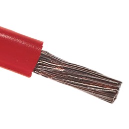 1 Reel of 100 M - RS PRO Red 10 mm² Hook Up Wire, 8 AWG, 72/0.4 mm, 100m, PVC Insulation