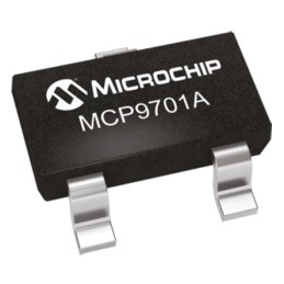 3000 pcs - Microchip Voltage Temperature Sensor, Voltage Output, Surface Mount, Analogue, ±2°C, 3 Pins