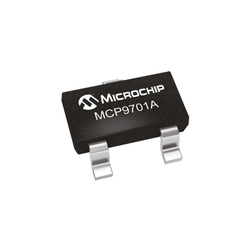 3000 pcs - Microchip Voltage Temperature Sensor, Voltage Output, Surface Mount, Analogue, ±2°C, 3 Pins