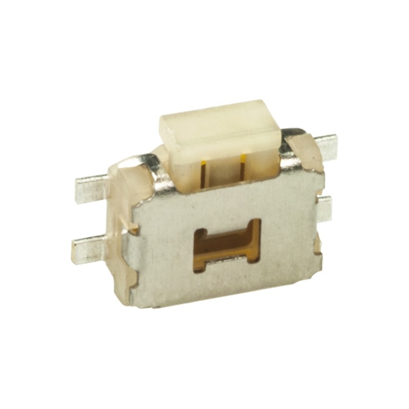 1 pcs - White Tactile Switch, SPST 50 mA @ 12 V dc 2.6mm Surface Mount