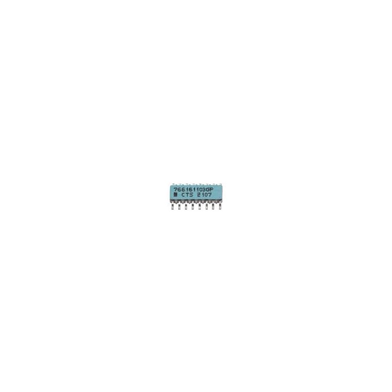 10 pcs : 766161103GP - Resistor Networks & Arrays 10Kohms 16Pin 2% Bussed