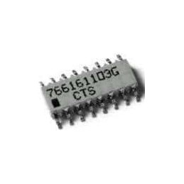 10 pcs : 766163223GP - Resistor Networks & Arrays 22Kohms 2% Isolated