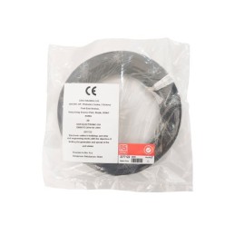 1 Reel of 50 M - RS PRO Black 0.12 mm² Hook Up Wire, 26 AWG, 1/0.40 mm, 50m, ETFE Insulation