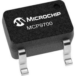 3000 pcs - Microchip Thermistor IC, Voltage Output, Surface Mount, 3 Pins