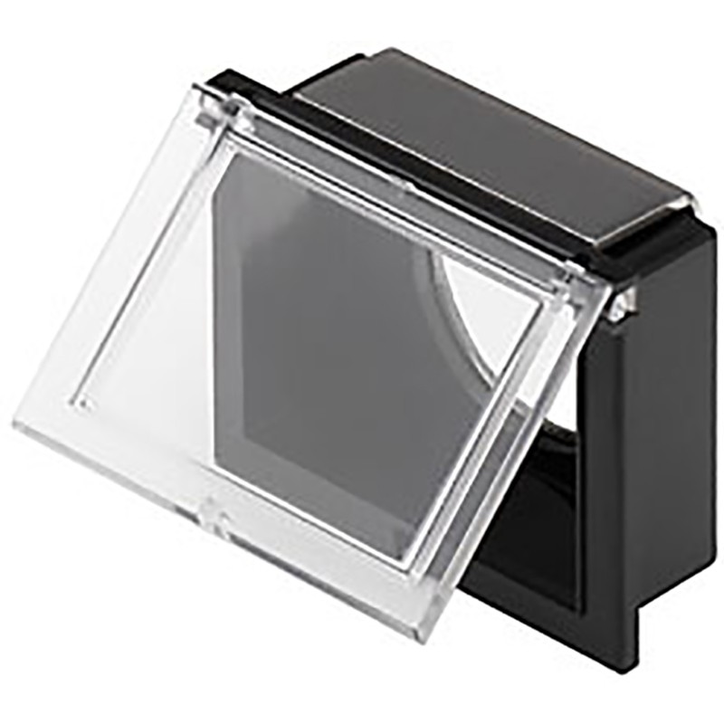 1 pcs - EAO Transparent Push Button Flip Guard for Use with Series 61 Switches, 30 x 24mm