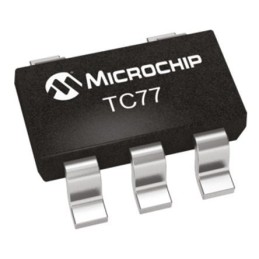 3000 pcs - Microchip Temperature Sensor, Digital Output, Surface Mount, Serial-Microwire, Serial-SPI, ±3°C, 5 Pins