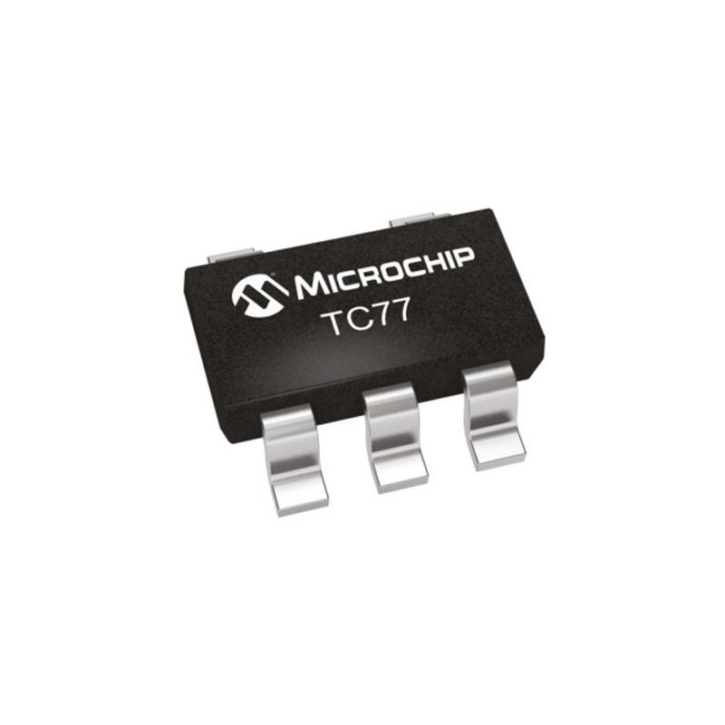 3000 pcs - Microchip Temperature Sensor, Digital Output, Surface Mount, Serial-Microwire, Serial-SPI, ±3°C, 5 Pins