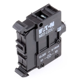 1 pcs - Eaton RMQ Titan M22 Series Light Block, 12 - 30V ac/dc, Red Light