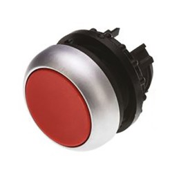 1 pcs - Eaton M22 Series Red Momentary Push Button Head, 22mm Cutout, IP67