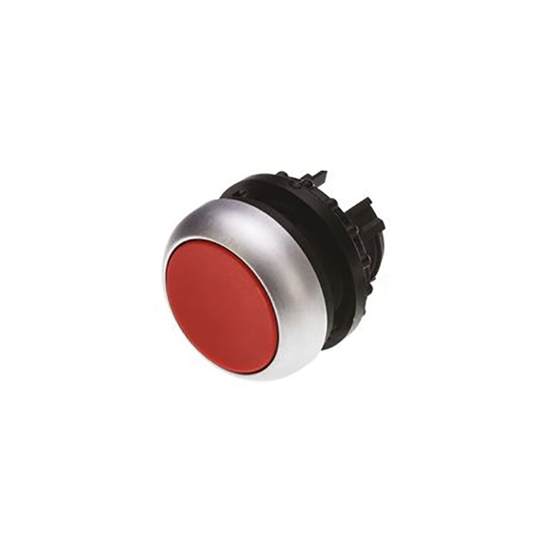 1 pcs - Eaton M22 Series Red Momentary Push Button Head, 22mm Cutout, IP67