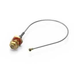 1 pcs - Wurth Elektronik Female SMA to Male UMRF Coaxial Cable, 250mm, Terminated