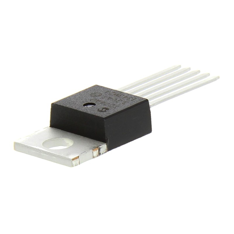 4 pcs - Microchip Temperature Sensor, Digital Output, Through Hole Mount, Serial-I2C, SMBus, ±3°C, 5 Pins