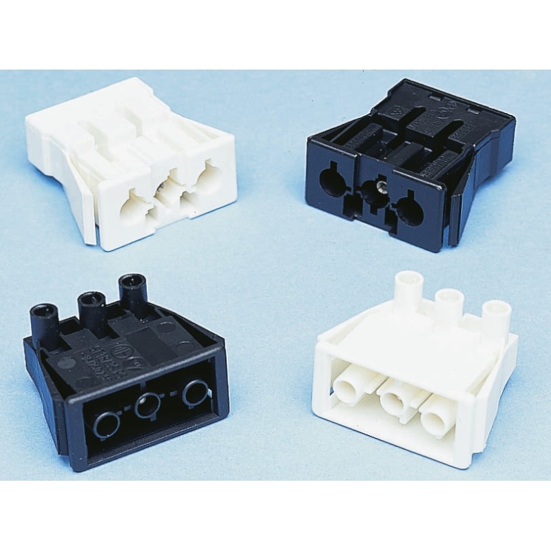 100 pcs - Wieland ST18 Series Connector, 3-Pole, Female, Panel Mount, 16A, IP20