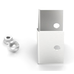 1 pcs - RS PRO 304 Stainless Steel Cable Trunking Accessory, 50 x 50mm