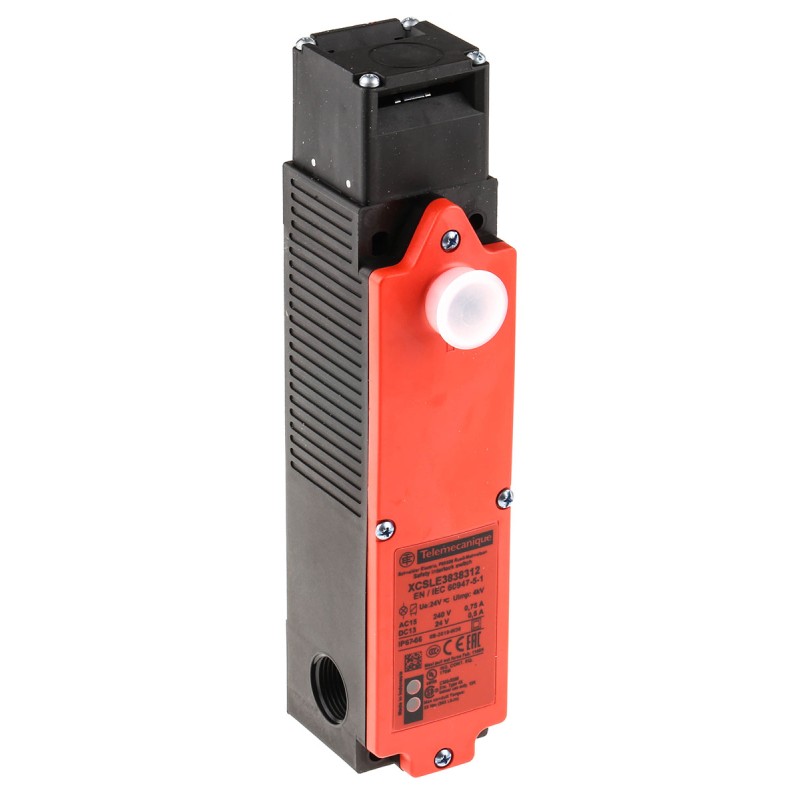 1 pcs - Telemecanique Sensors XCS-LE Series Solenoid Interlock Switch, Power to Unlock, 24V ac/dc