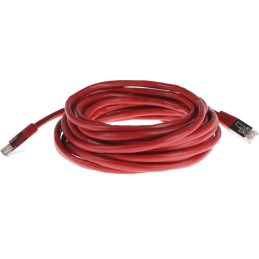 1 pcs - RS PRO Cat5 Male RJ45 to Male RJ45 Ethernet Cable, F/UTP, Red PVC Sheath, 5m