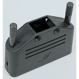 100 pcs - Amphenol ICC Nylon D Sub Backshell, 15 Way