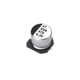 10 pcs : VUA220M2ATR-1010 - Aluminium Electrolytic Capacitors - SMD 22uF 20% 100V High Temp Range