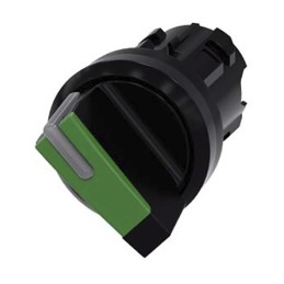 1 pcs - Siemens SIRIUS ACT Series 2 Position Selector Switch Head, 22mm Cutout