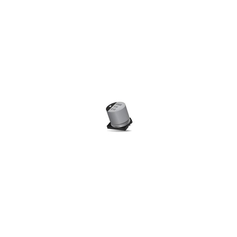 10 pcs : AEF1010101M050R - Aluminium Electrolytic Capacitors - SMD 50V 100uF 2000Hours ESR400mOhms 20%