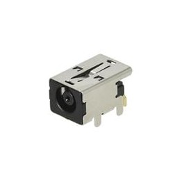 10 pcs : PJ-098H - DC Power Connectors 0.75 x 4.75 mm, 6.5 A, Horizontal, Through Hole, Signal Pin, Shielded, Dc Power Jack Conn