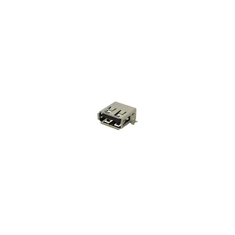 10 pcs : UJ2-AH-4-SMT-TR - USB Connectors USB Jack 2.0 A type 4pin Horz SMT